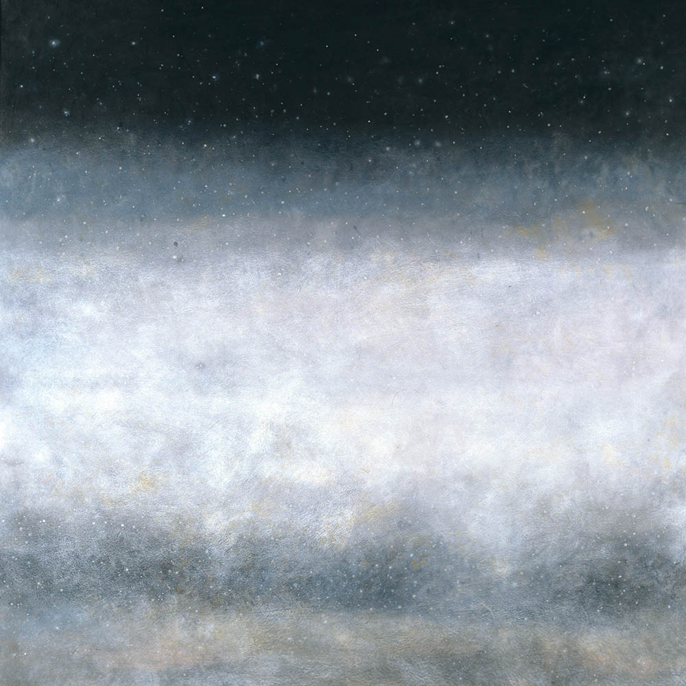 Sternennacht | Kreide auf Papier | 146 x 146 | 2002